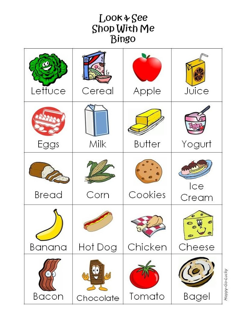 Free Printable Grocery Game - U Create with regard to Free Printable Preschool Grocery Store Printables