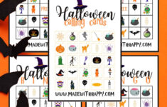 Free Printable Halloween Bingo Cards And Calling Card inside Halloween Bingo Cards Printable Free