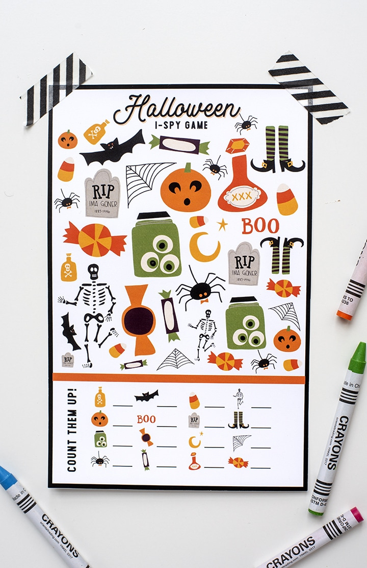 Free Printable Halloween I Spy Game - Alice And Lois within Halloween I Spy Free Printable