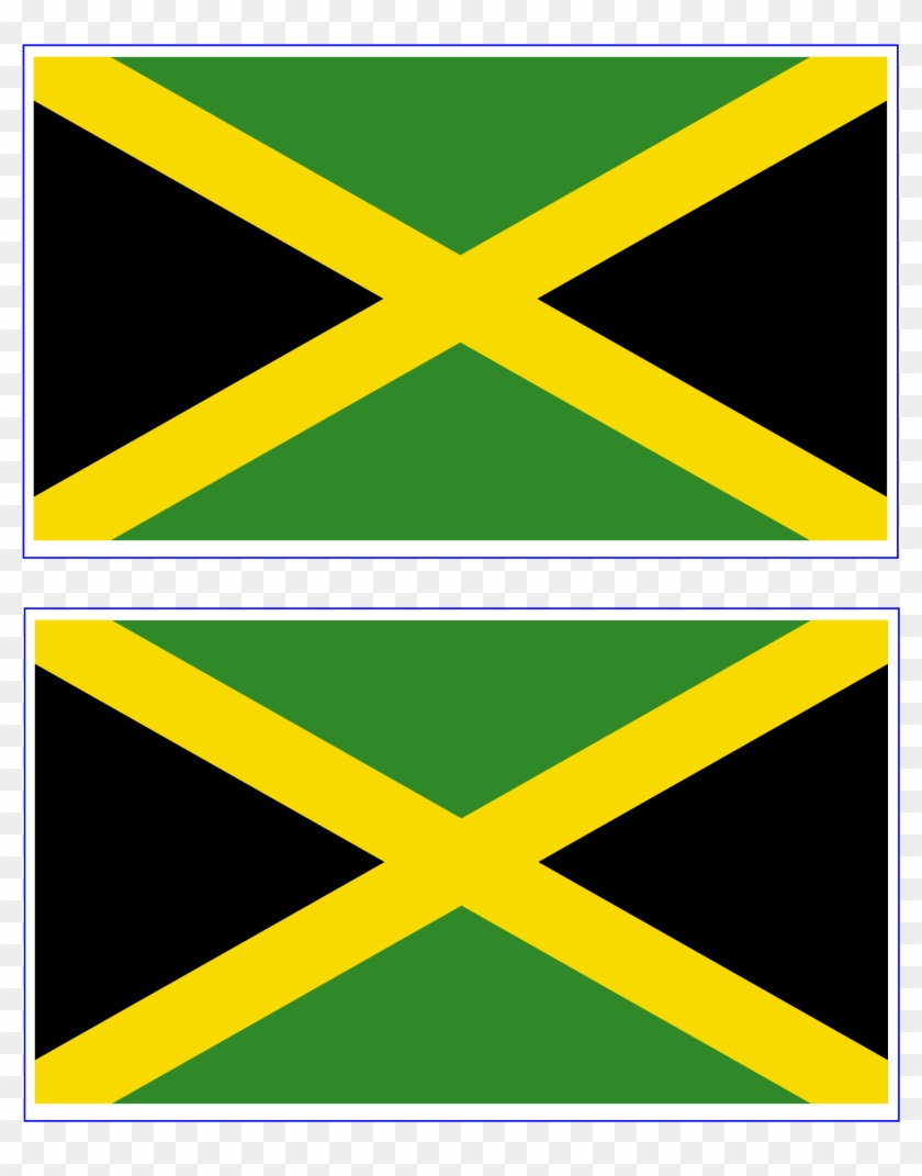 Free Printable Jamaica Flag - Flag Of Jamaica - Free Transparent within Flag of Jamaica Printable