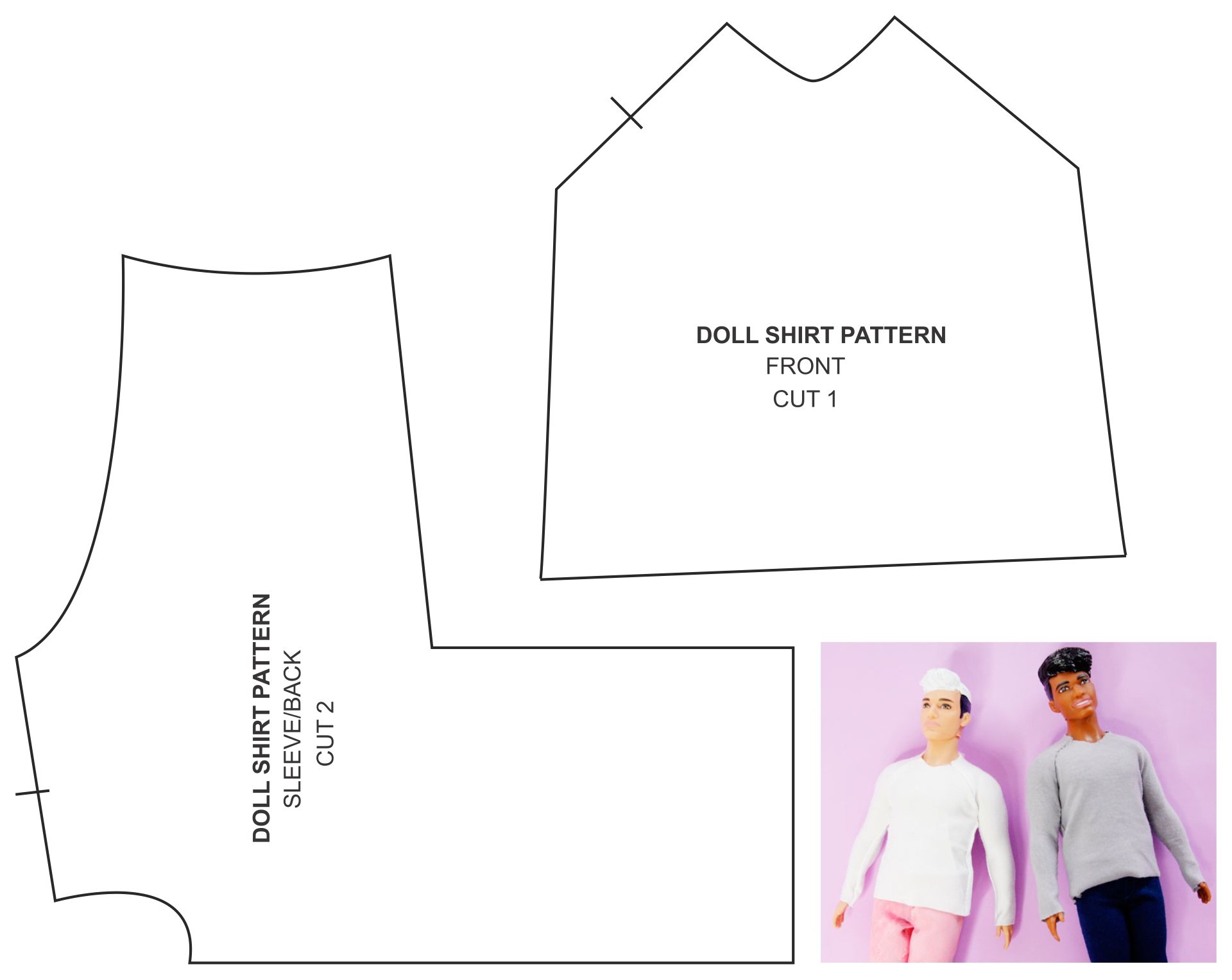 Free Printable Ken Doll Clothes Patterns New Arrivals intended for Pdf Free Printable Ken Doll Clothes Patterns