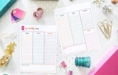 Free Printable Library | 65+ Free Printables To Organize Your Life pertaining to Free Home Organisation Printables