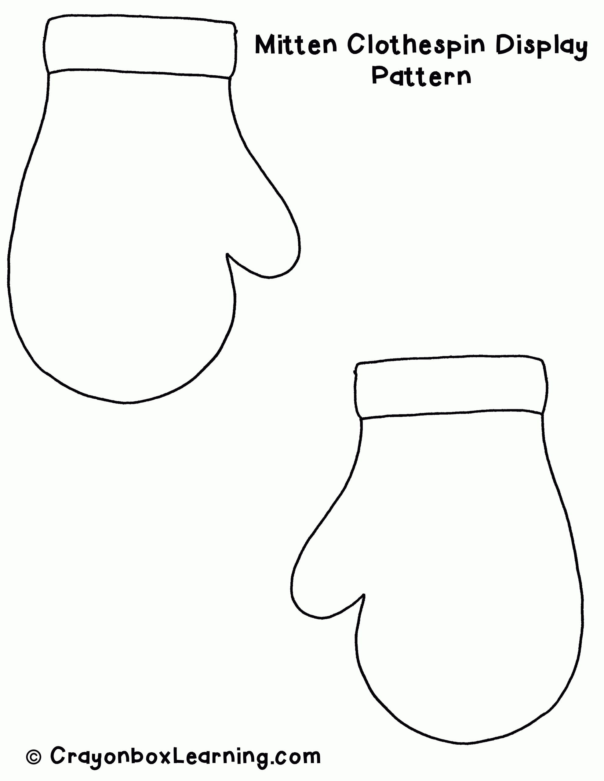 Free Printable Mittens - Printable Party Favors throughout Printable Mitten Pattern Mitten Template