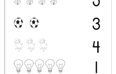 Free Printable Number Matching Worksheets For Kindergarten And within Number Match Worksheet Printable