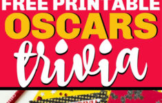 Free Printable Oscar Trivia Game inside Oscar Trivia Questions Printable