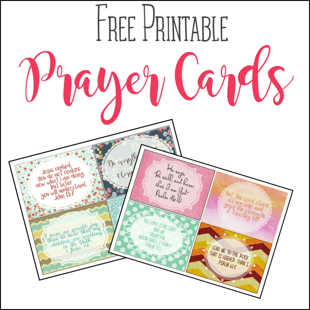 Free Printable Prayer Cards – Angela Tyler with Printable Prayer Cards Free
