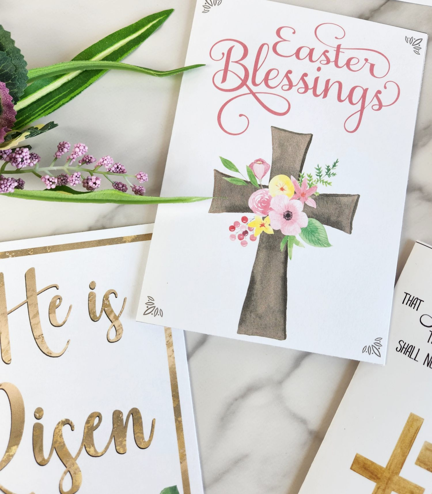 Free Printable Religious Easter Card (3 Designs!) - Leap Of Faith regarding Free Printable Christian Cards