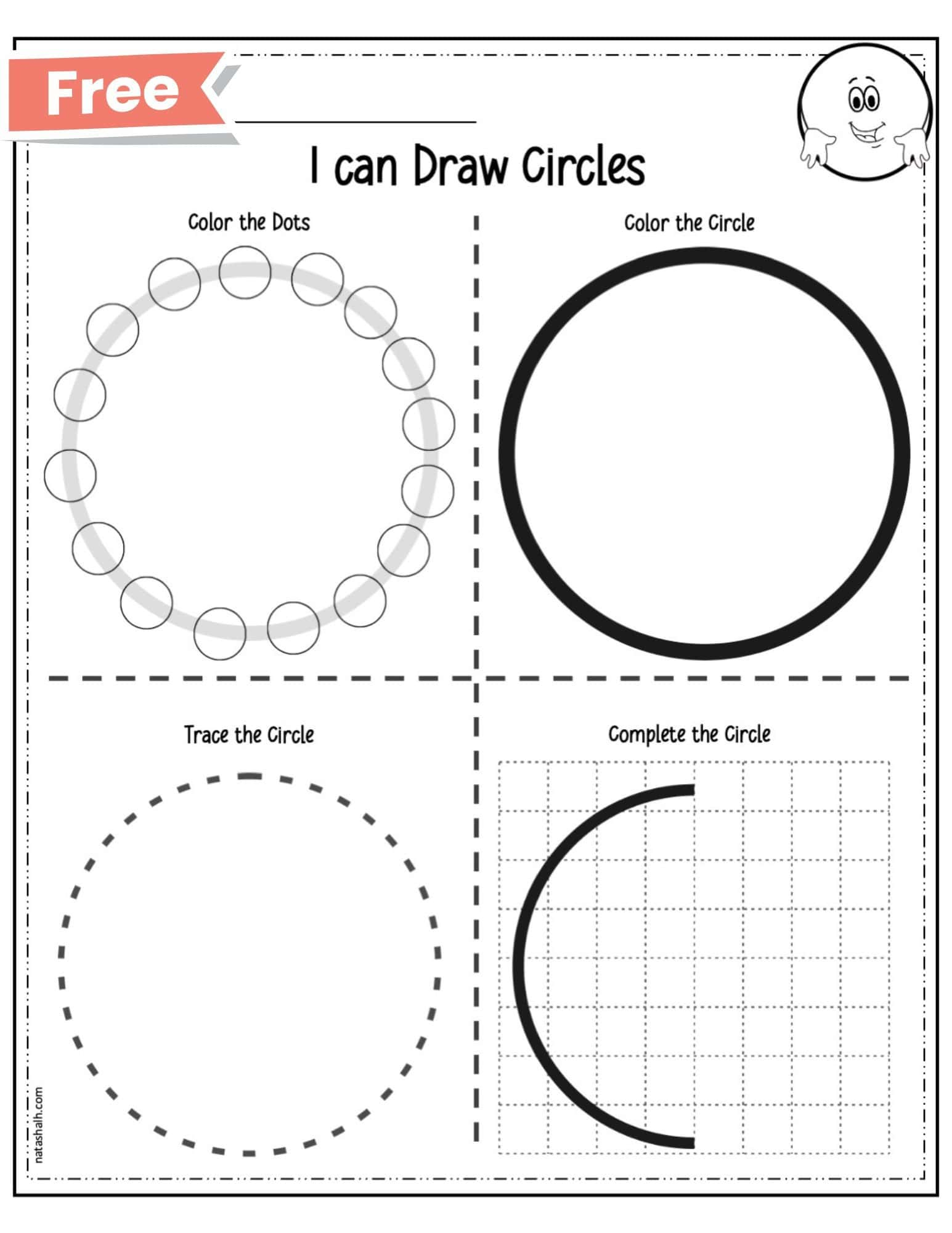 Free Printable Shape Worksheets - Circle Worksheet - The Artisan Life regarding Free Printable Circle Worksheet Preschool