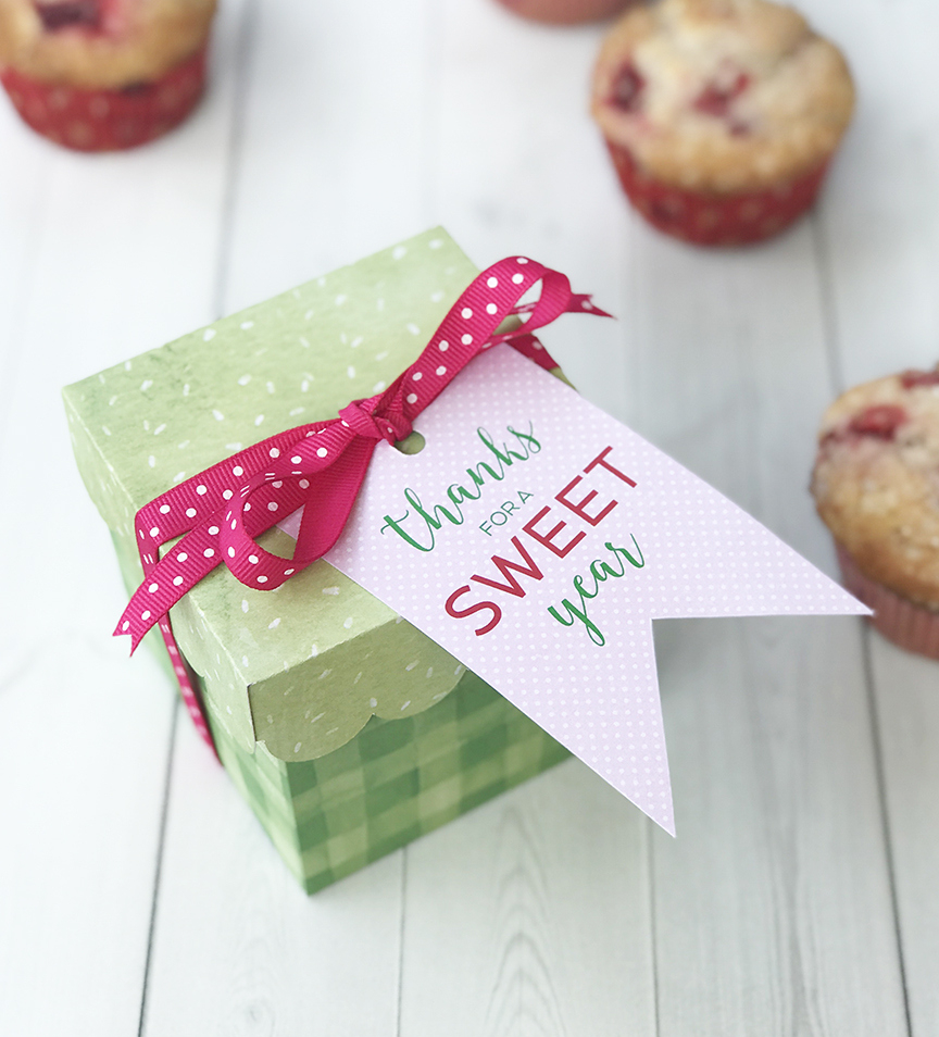 Free Printable Teacher Gift Tag - Thanks For A Sweet Year throughout Thanks For a Sweet Year Free Printable