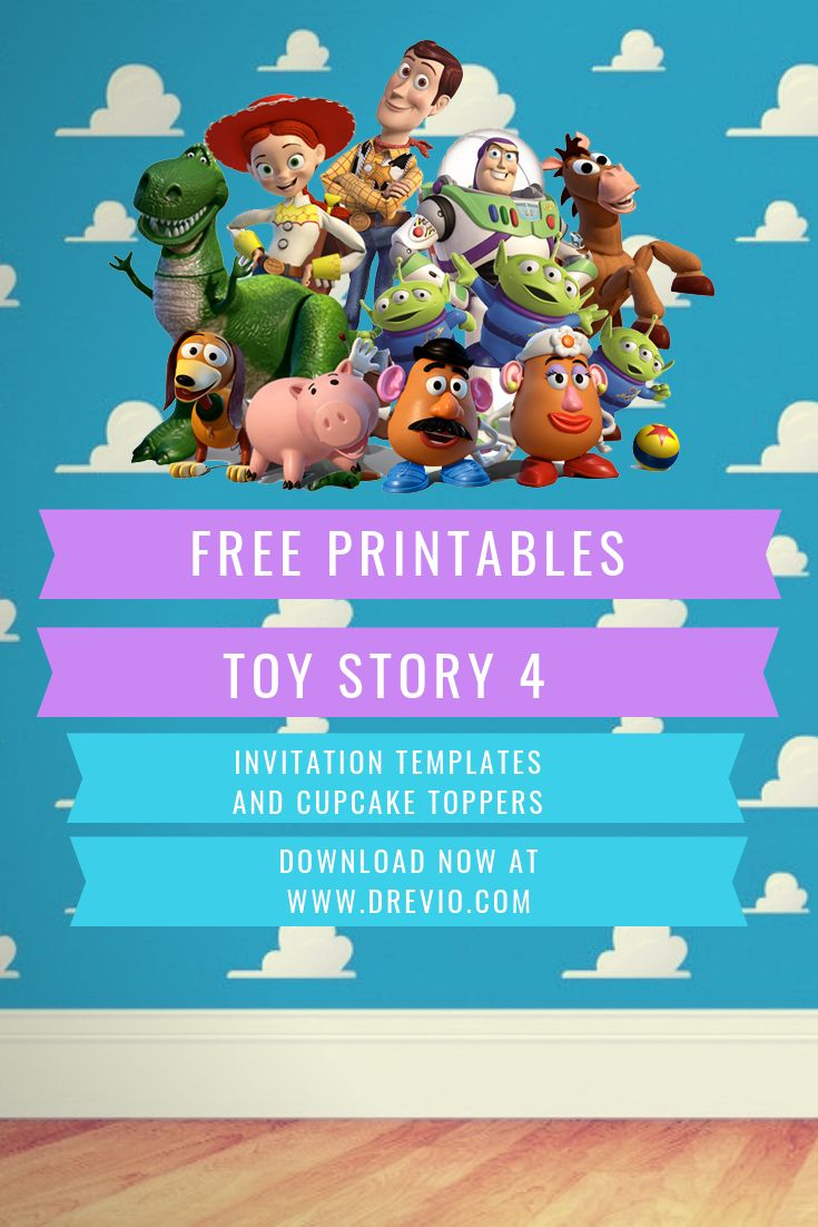 Free Printable Toy Story 4 Invitation Templates throughout Printable Toy Story Invitations Free
