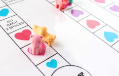 Free Printable Valentine Board Game – Just Print And Play! throughout Free Printable Valentine'S Games