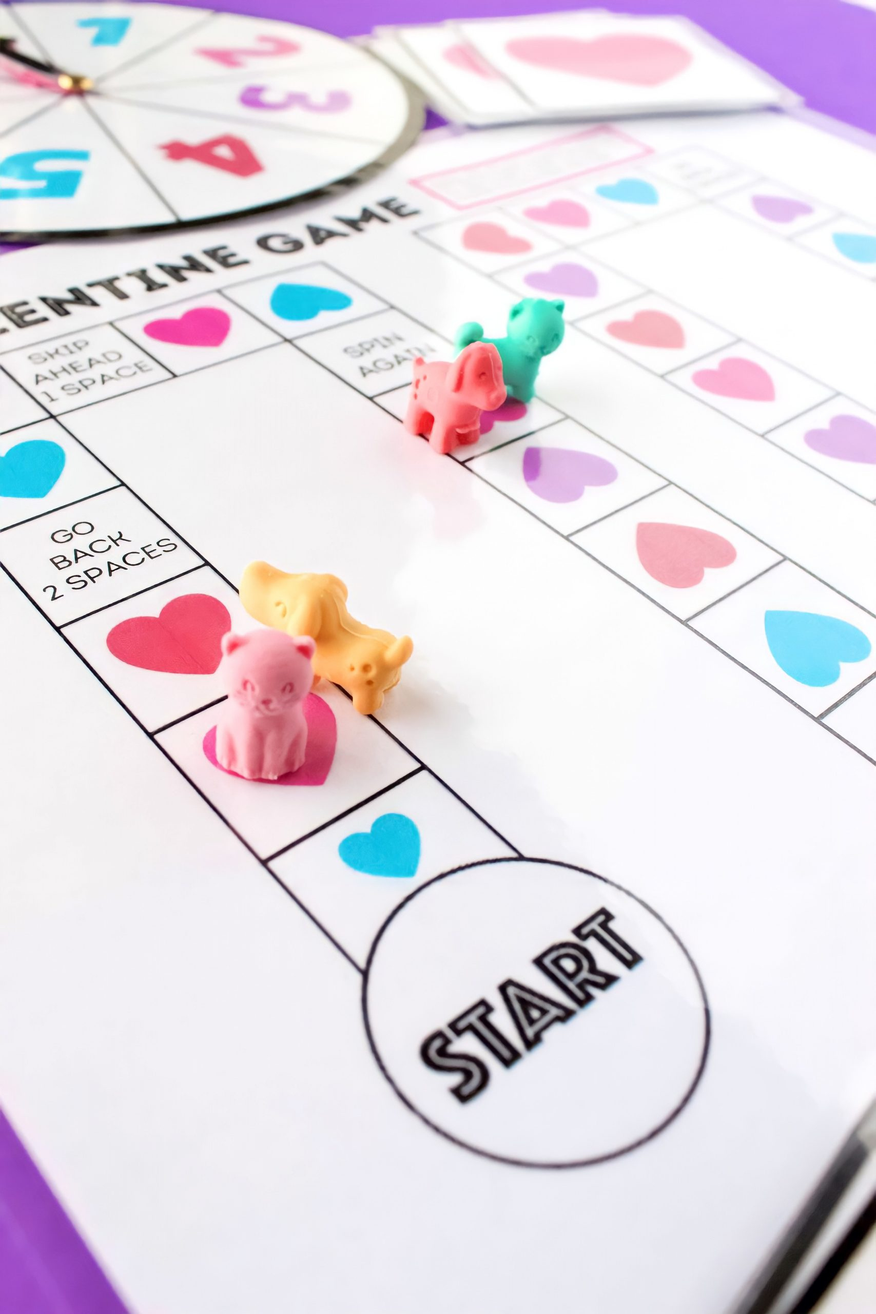 Free Printable Valentine Board Game - Just Print And Play! throughout Free Printable Valentine&amp;#039;S Games