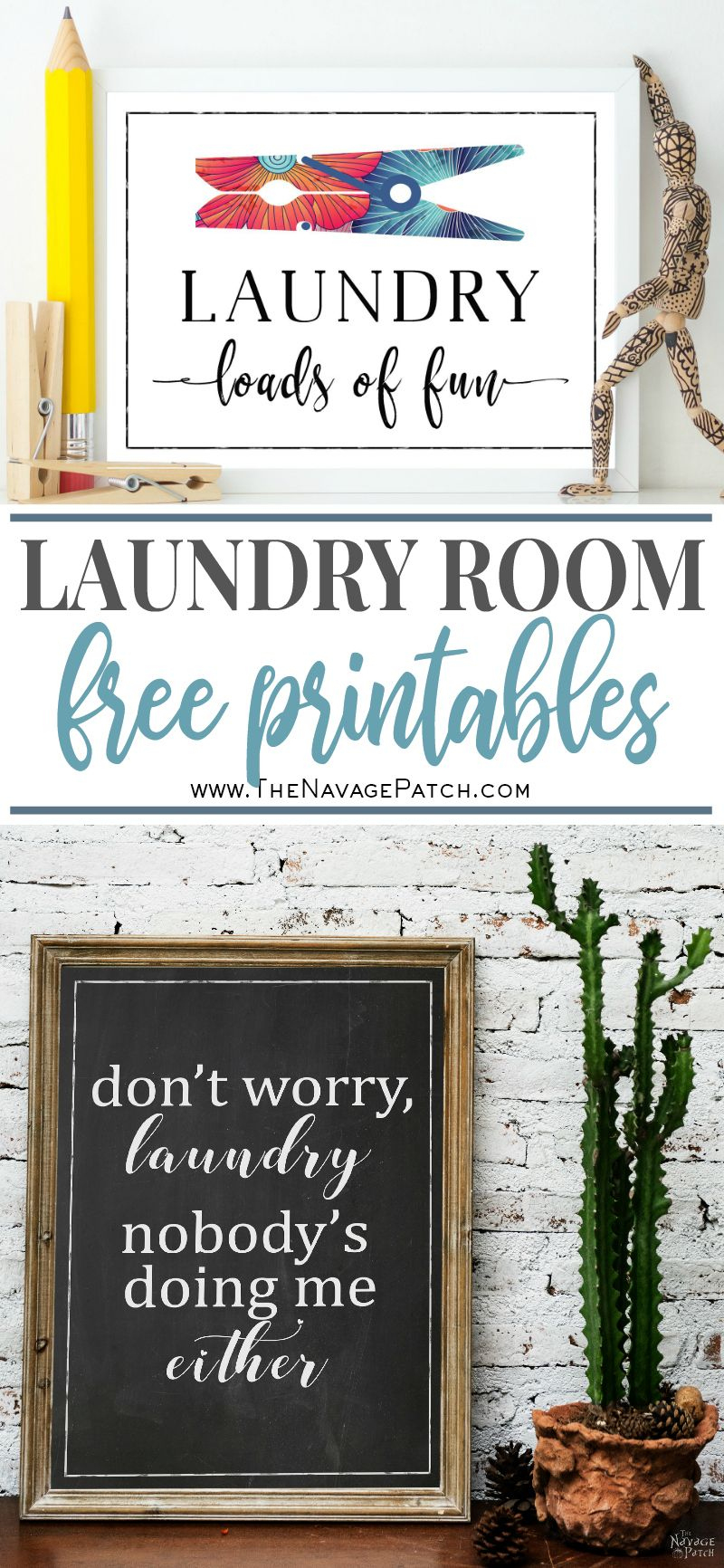 Free Printable Wall Art For Laundry Room - The Navage Patch intended for Free Laundry Room Printables
