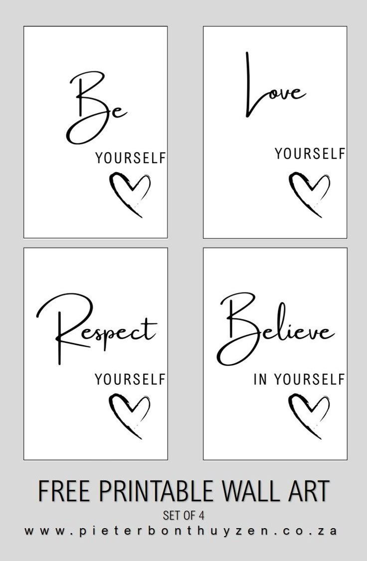 Free Printable Wall Art With Inspirational Quotes in Free Printable Love Quotes