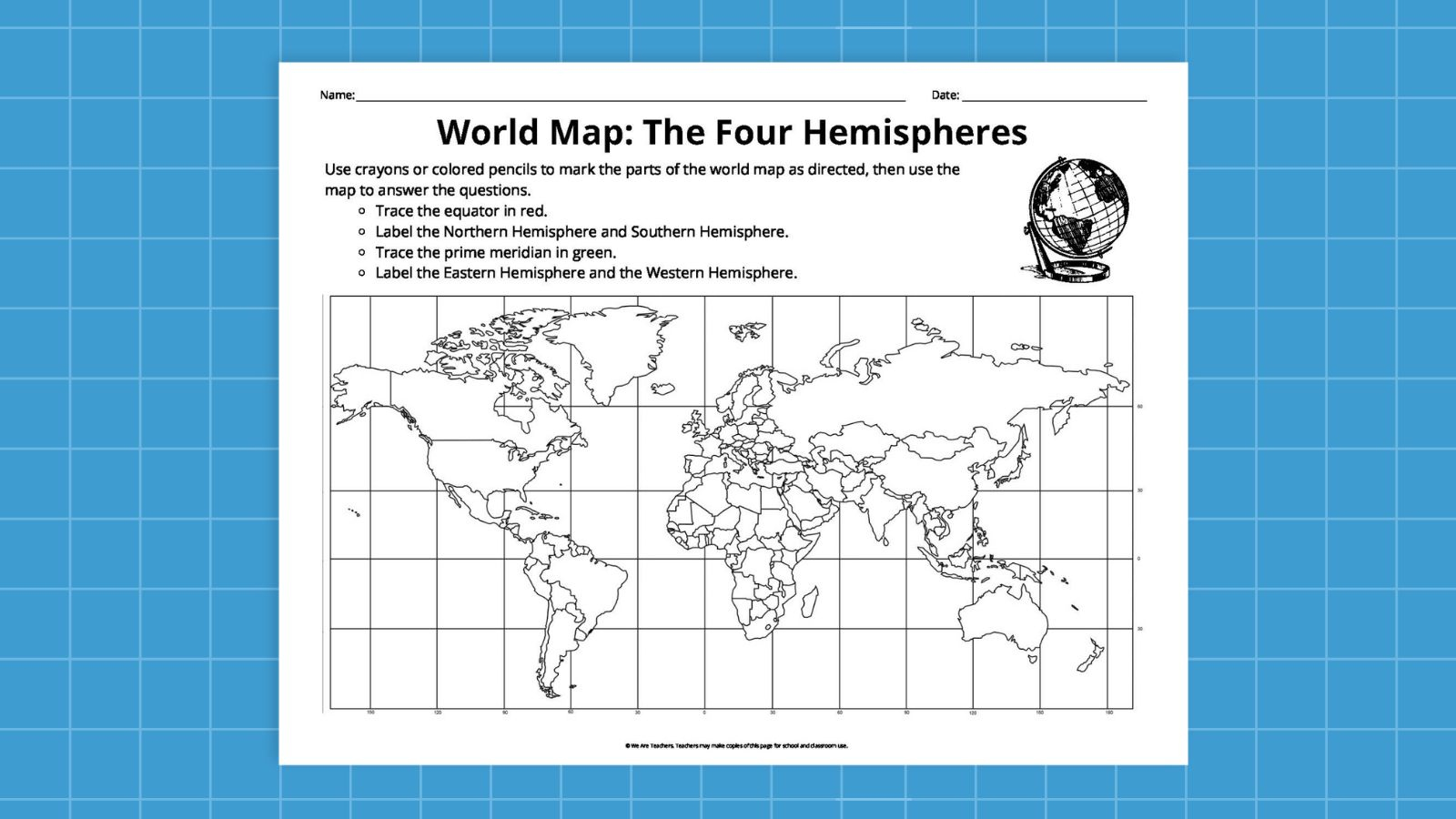 Free Printable World Map Bundle with Printable Learning About Our World