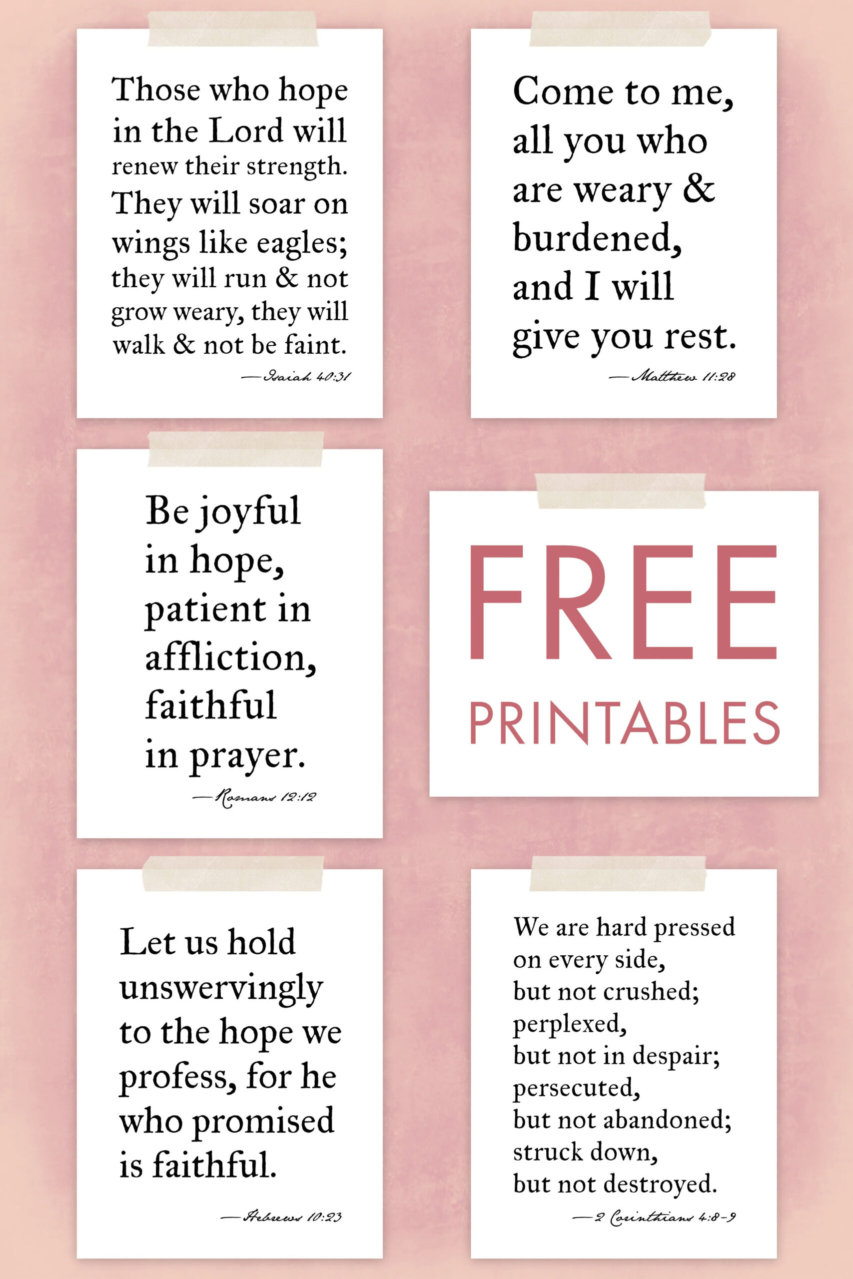 Free Printables: Bible Verse Wall Art — The Art Of Observation regarding Free Printable Bible Verses For Encouragement