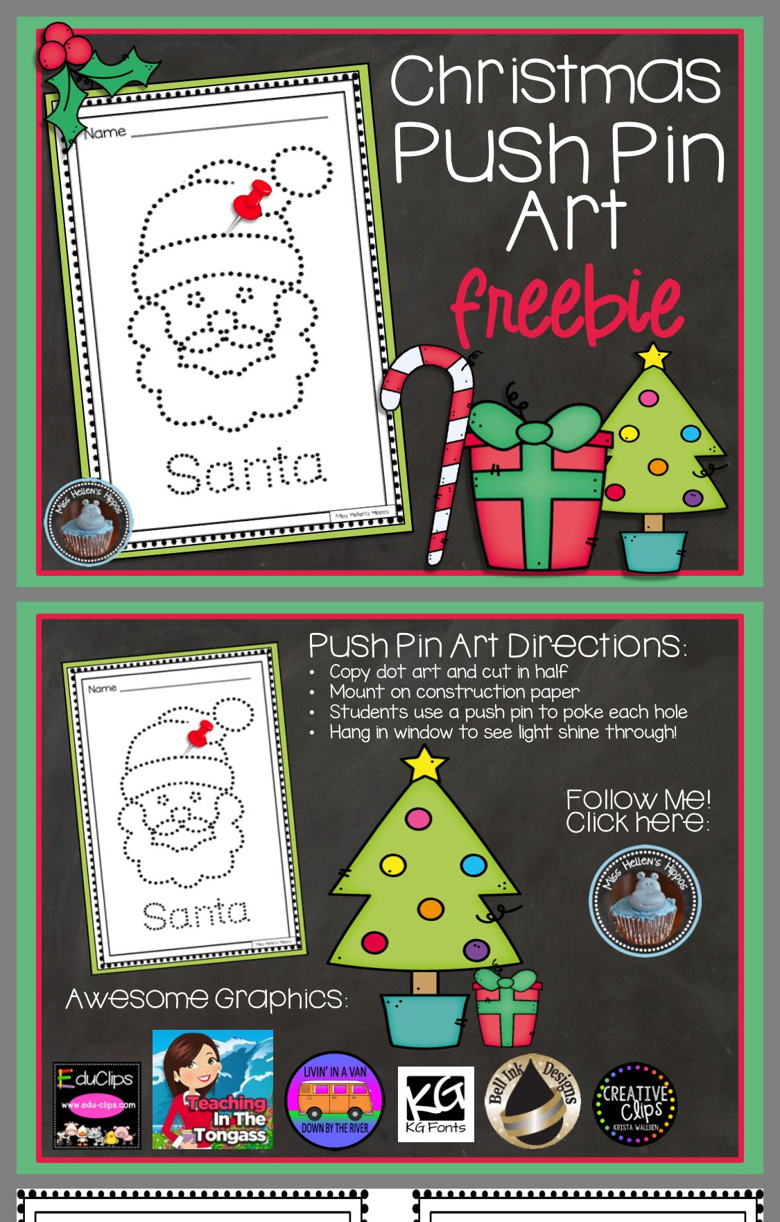 Free Push Pin Art Printables Christmas - Printable Party Favors in Push Pin Art Printables Free
