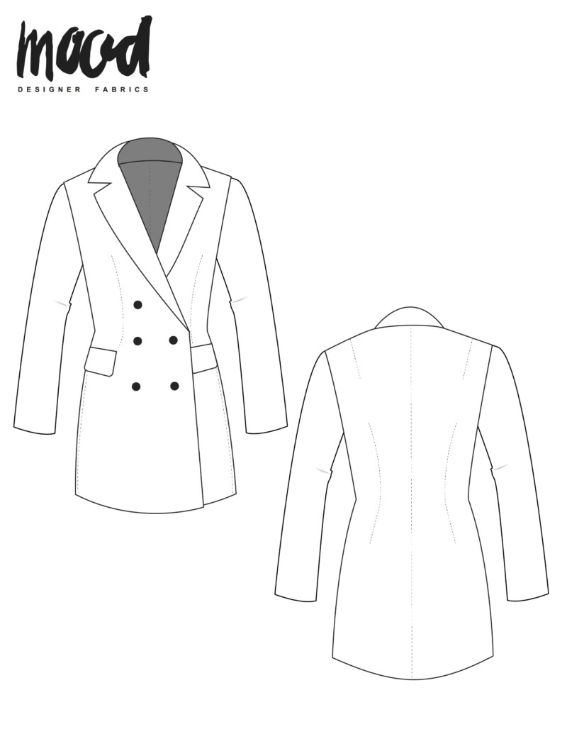 Free Sewing Patterns | Download Patterns | Mood Fabrics pertaining to Printable Jacket Sewing Patterns Free