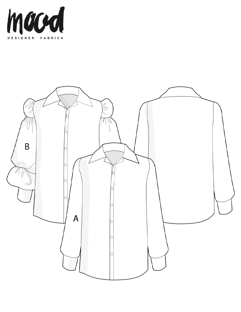 Free Sewing Patterns | Download Patterns | Mood Fabrics with regard to Printable Free Blouse Patterns