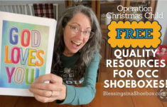 Free Shoebox Resources Operation Christmas Child Blessingsinashoebox  Best Occ Website Gospel inside Blessings In A Shoebox Free Printables