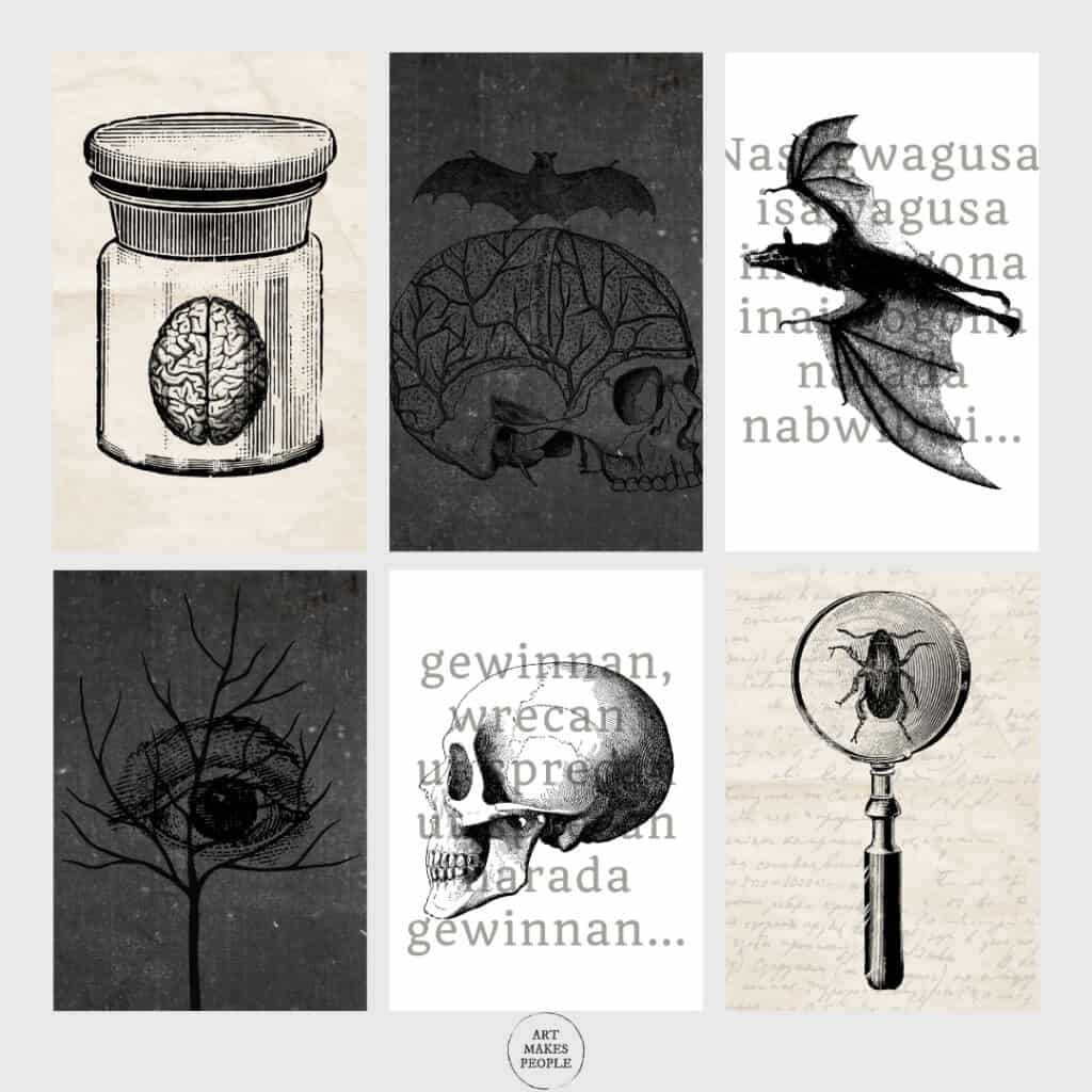 Free Spooky Halloween Wall Art Downloads – Art Makes People in Free Halloween Printables Wall Art