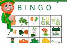 Free St. Patrick'S Day Bingo Printables – Lovinghomeschool with regard to St Patricks Day Bingo Cards Printable Free