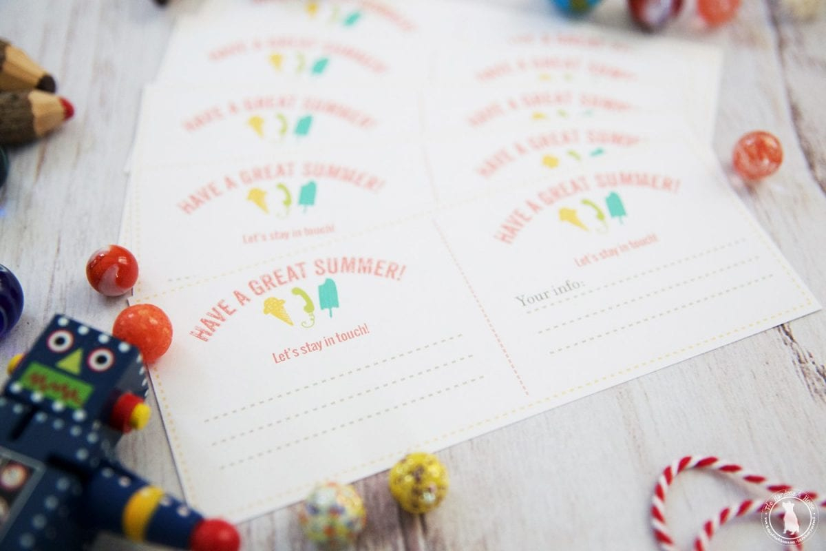Free Stay In Touch Printables - The Handmade Home regarding Free Printable Keep In Touch Cards