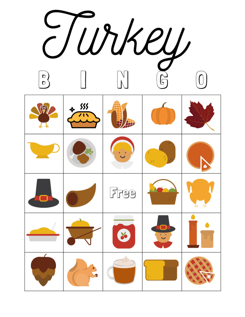 Free Thanksgiving Bingo For Kids - Arinsolangeathome pertaining to Thanksgiving Bingo Cards Printable