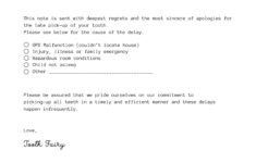 Free Tooth Fairy Apology Letter And Receipt Printable – The inside Tooth Fairy Late Letter Printable Free