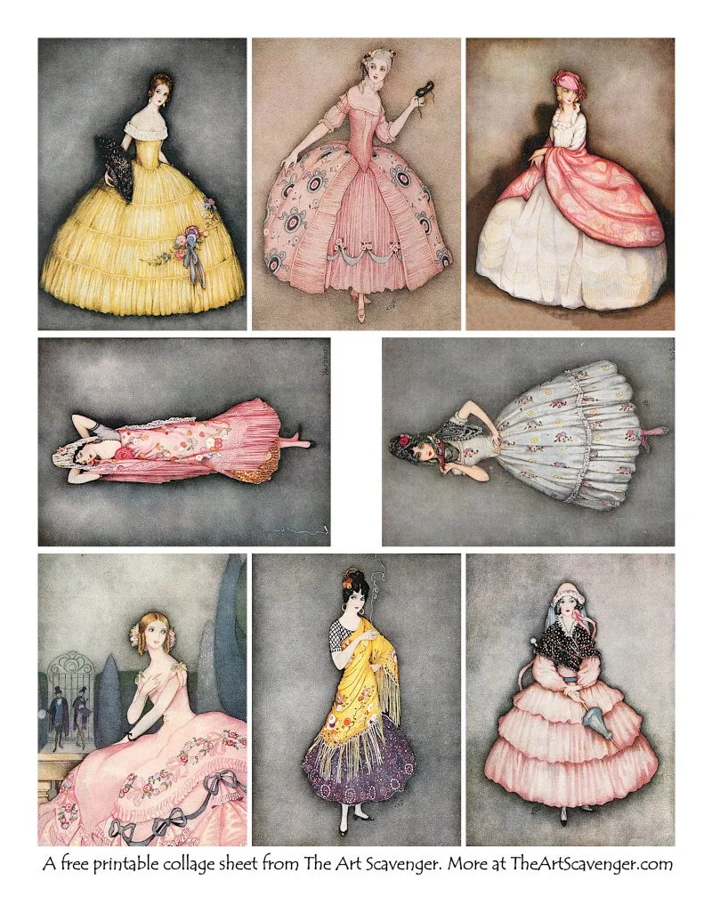 Free Victorian Ephemera Printables — The Art Scavenger within Public Domain Free Printable Vintage Ephemera