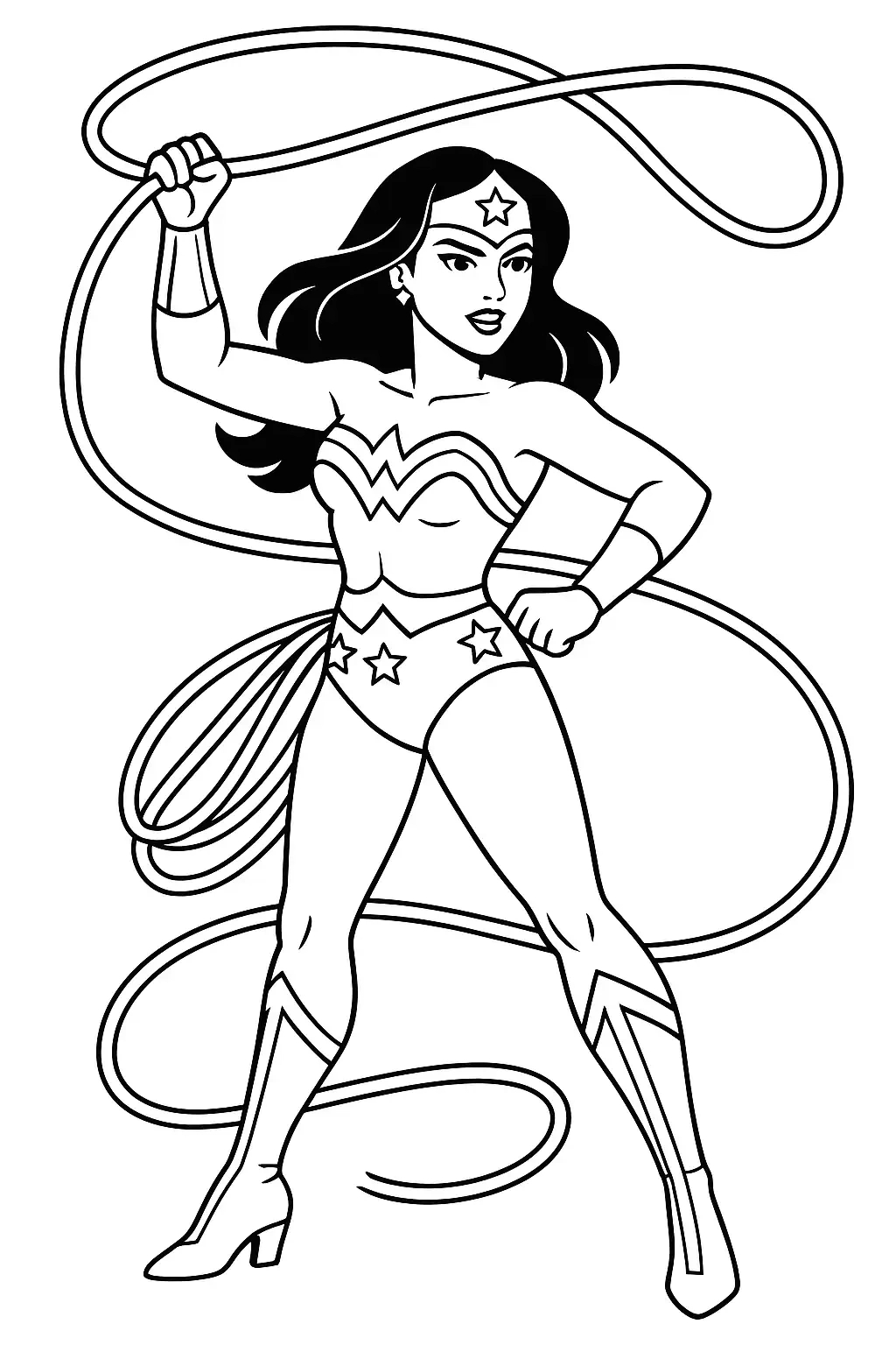 Free Wonder Woman Coloring Pages Generator – 21 Wonder Woman pertaining to Free Wonder Woman Printables