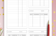 Get Cash Envelope Tracker Pdf – Printable Or Digital Template For in Free Printable Cash Envelopes
