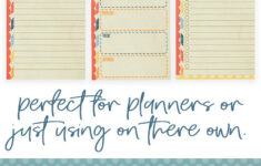 Get Organized With Free Fall Printable Planner Insert Pages! with Free Planner Refills Printable