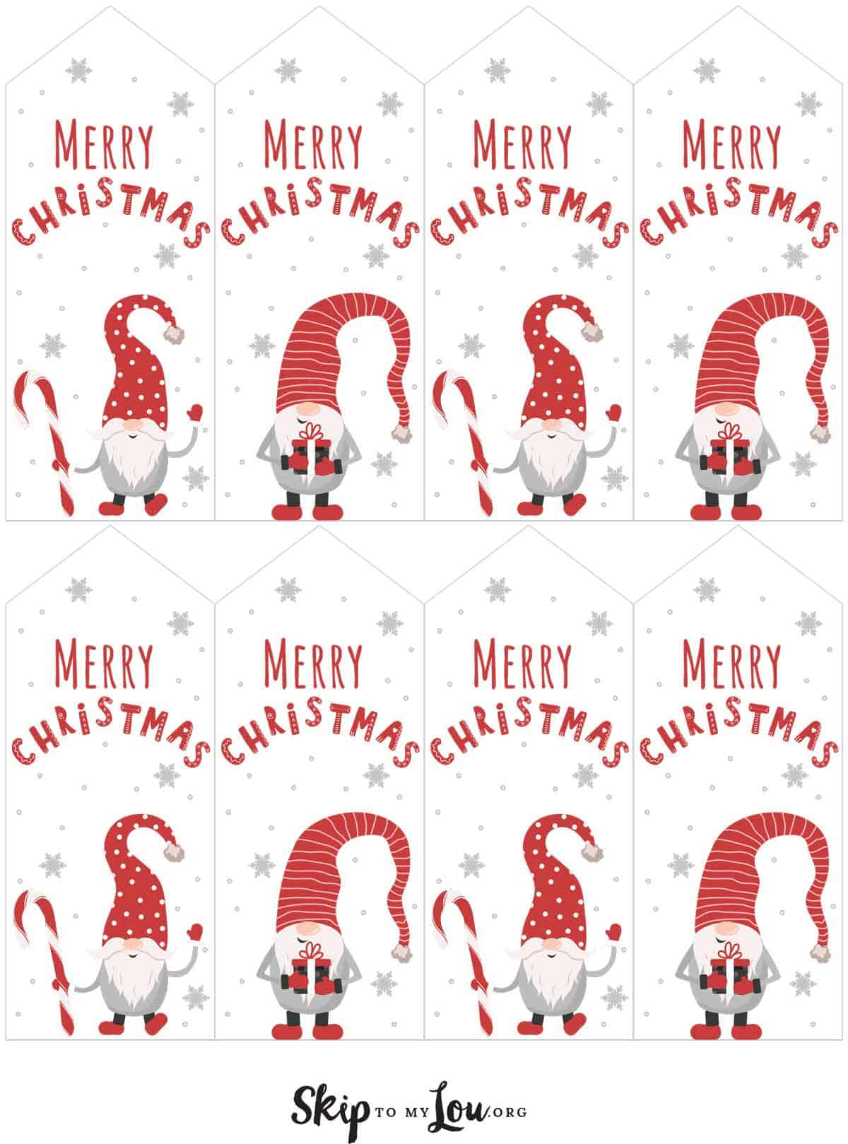 Gnome Gift Tags | Skip To My Lou in Free Printable Gnome Gift Tags