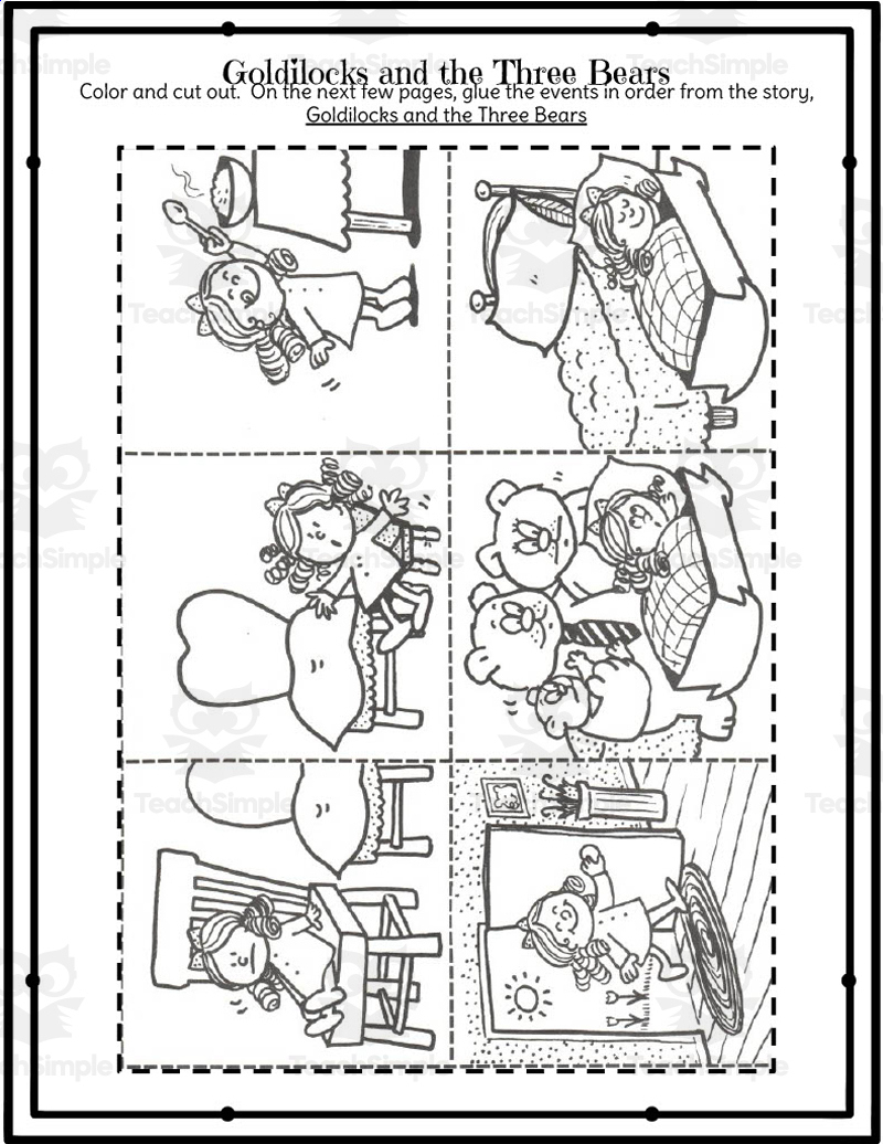 Goldilocks And The Three Bears | Sequencing Events | Reading pertaining to Free Printable Goldilocks and the Three Bears Story Sequencing Pictures