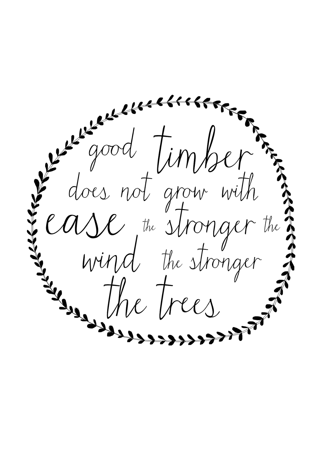 Good Timber Printable | Audrey Fuller in Good Timber Poem Printable