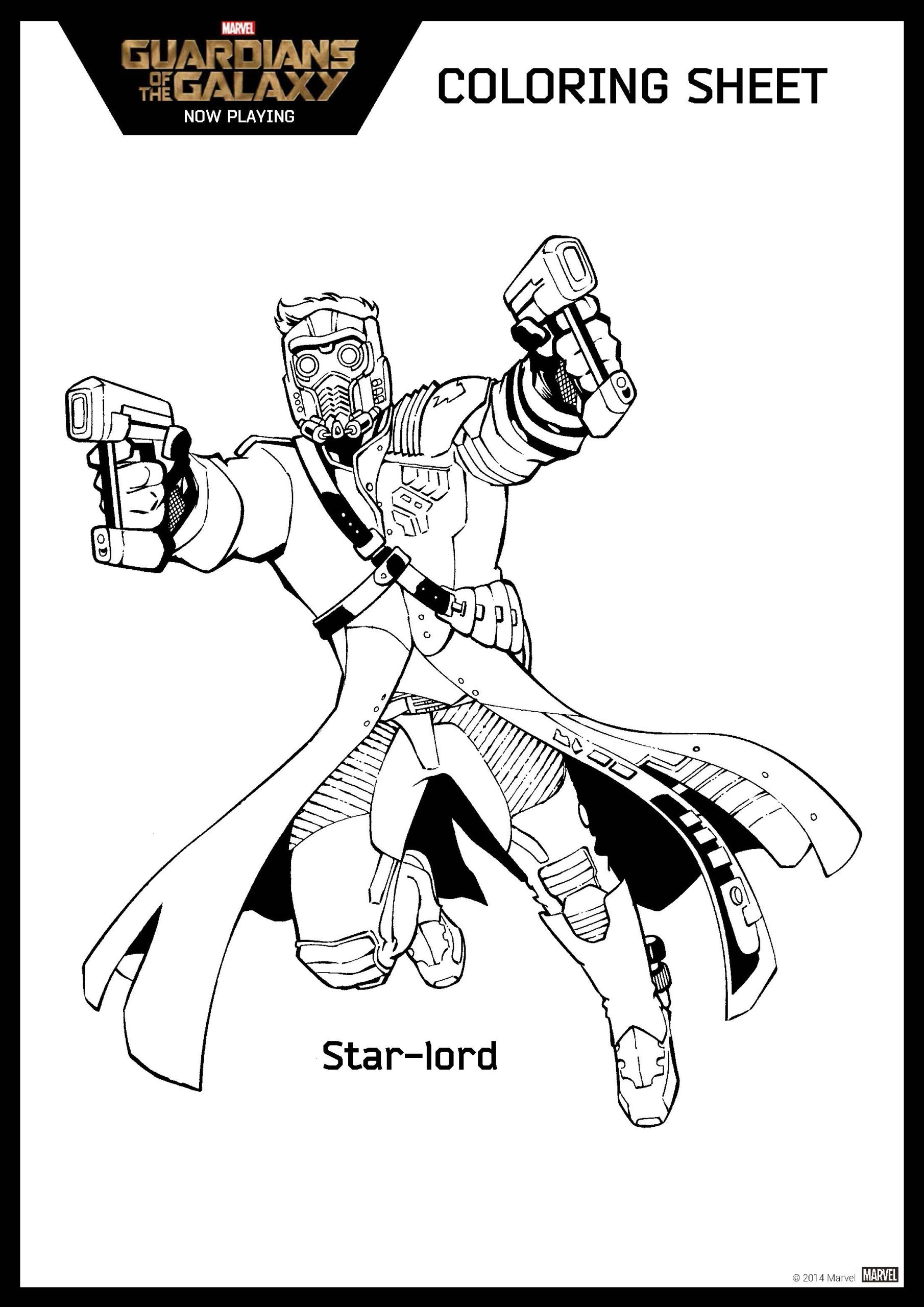 Guardians Of The Galaxy Free Printables for Guardians of the Galaxy Printable