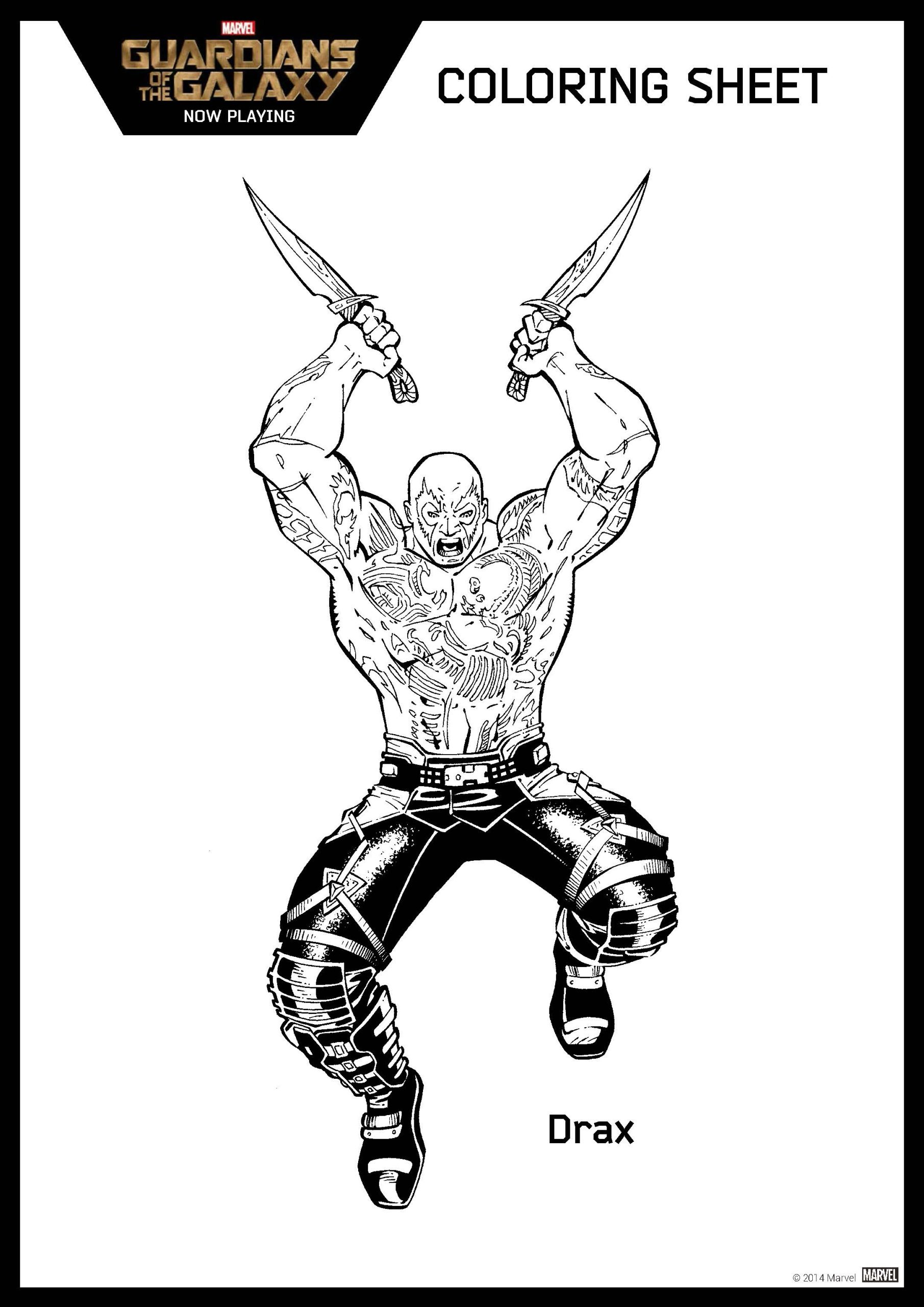 Guardians Of The Galaxy Free Printables inside Guardians of the Galaxy Printable