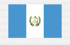 Guatemala Flag Svg, Guatemalan National Nation Country Banner in Printable Flag of Guatemala