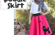 Halloween Costume Ideas: Very Low-Sew Poodle Skirt | Make It & Love It within Printable Poodle Pattern For Poodle Skirt
