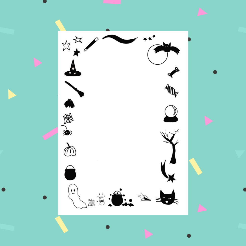 Halloween Writing Paper - Printable Teaching Resources - Print regarding Halloween Writing Paper Free Printable