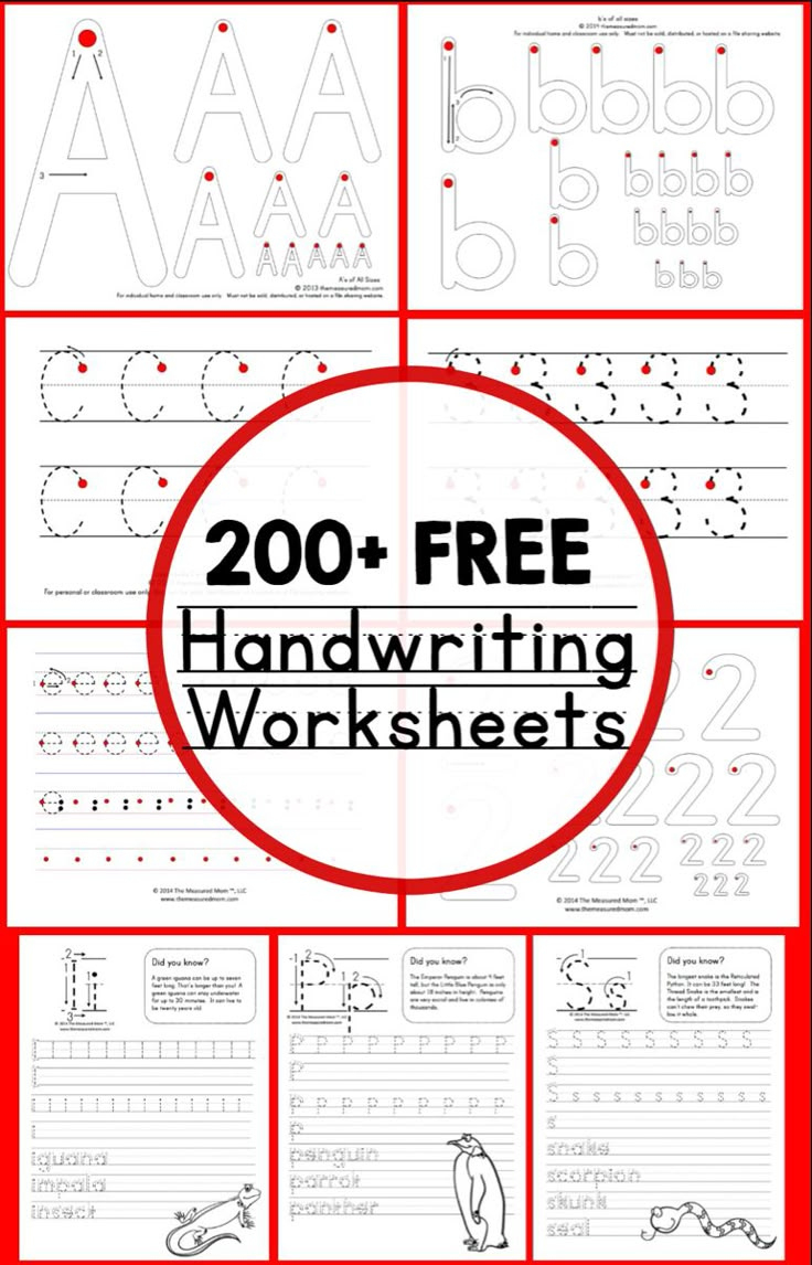 Handwriting Archives - The Measured Mom throughout The Measured Mom Free Printables