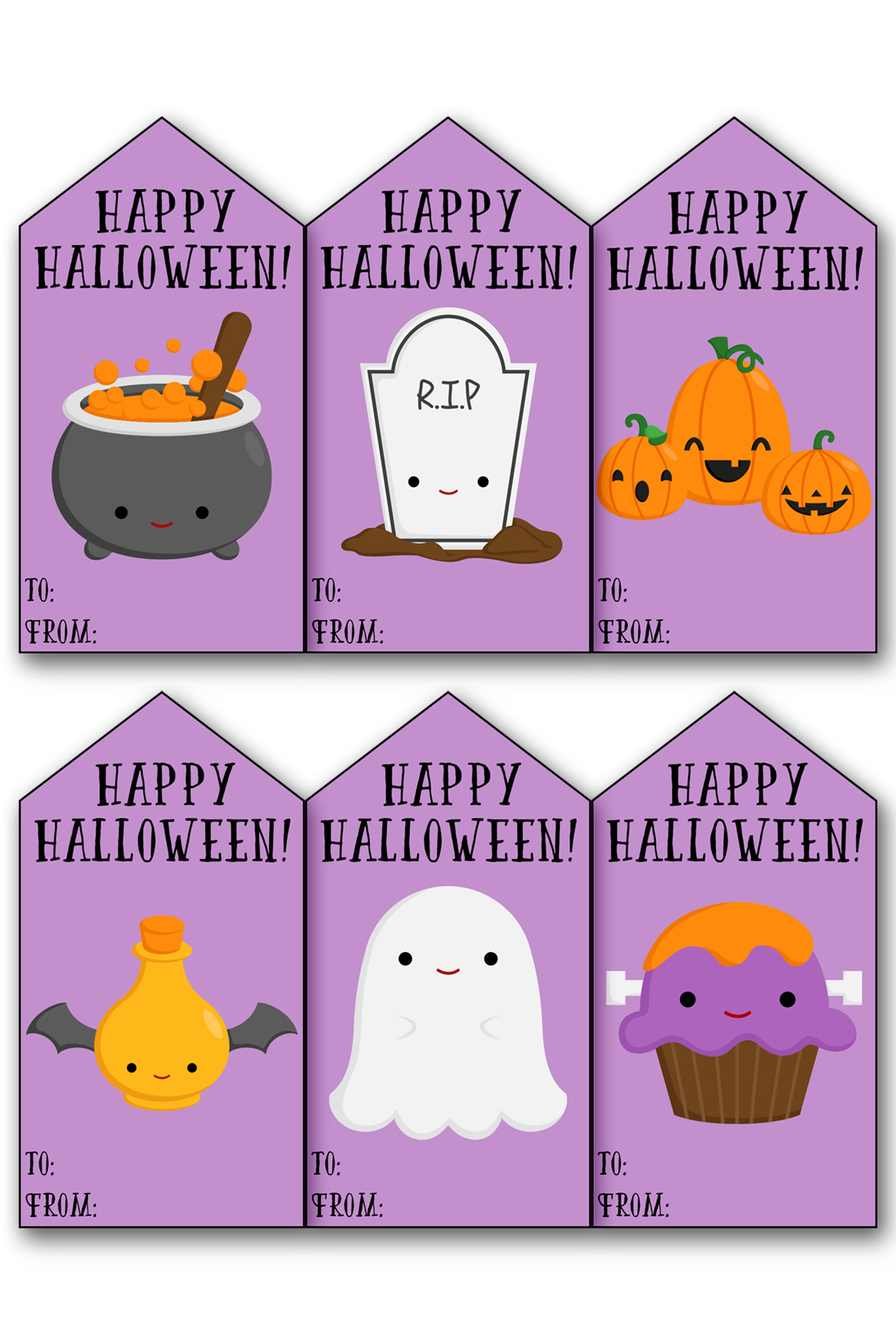 Happy-Halloween-Printable-Tags-Example-09 - Mom Envy regarding Happy Halloween Printable Tags