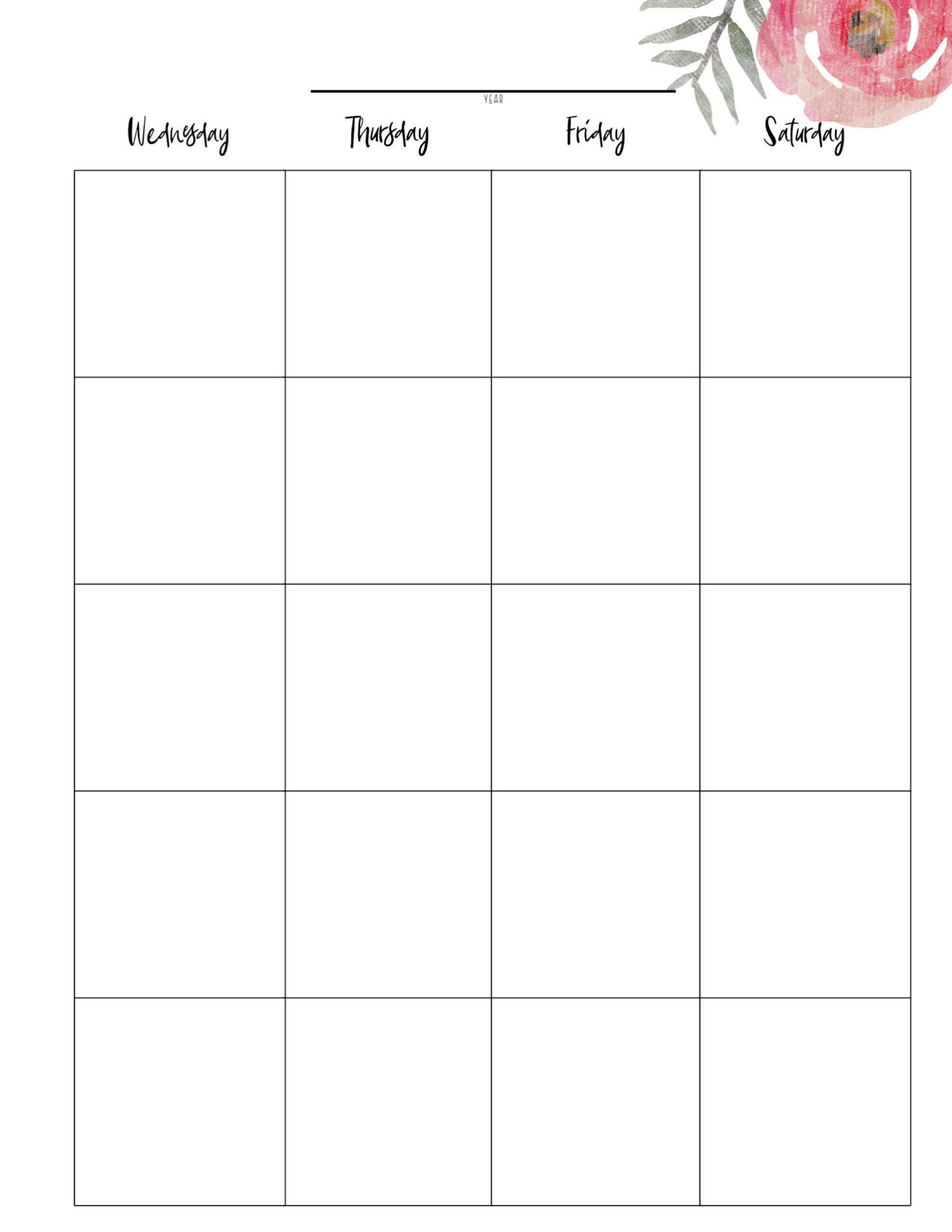 Happy Planner Free Printable Pages - Floral - Paper Trail Design within Happy Planner Mini Free Printables
