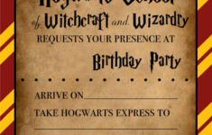 Harry Potter Invitations (Free Printables) | Fun Money Mom with regard to Harry Potter Birthday Card Printables Free