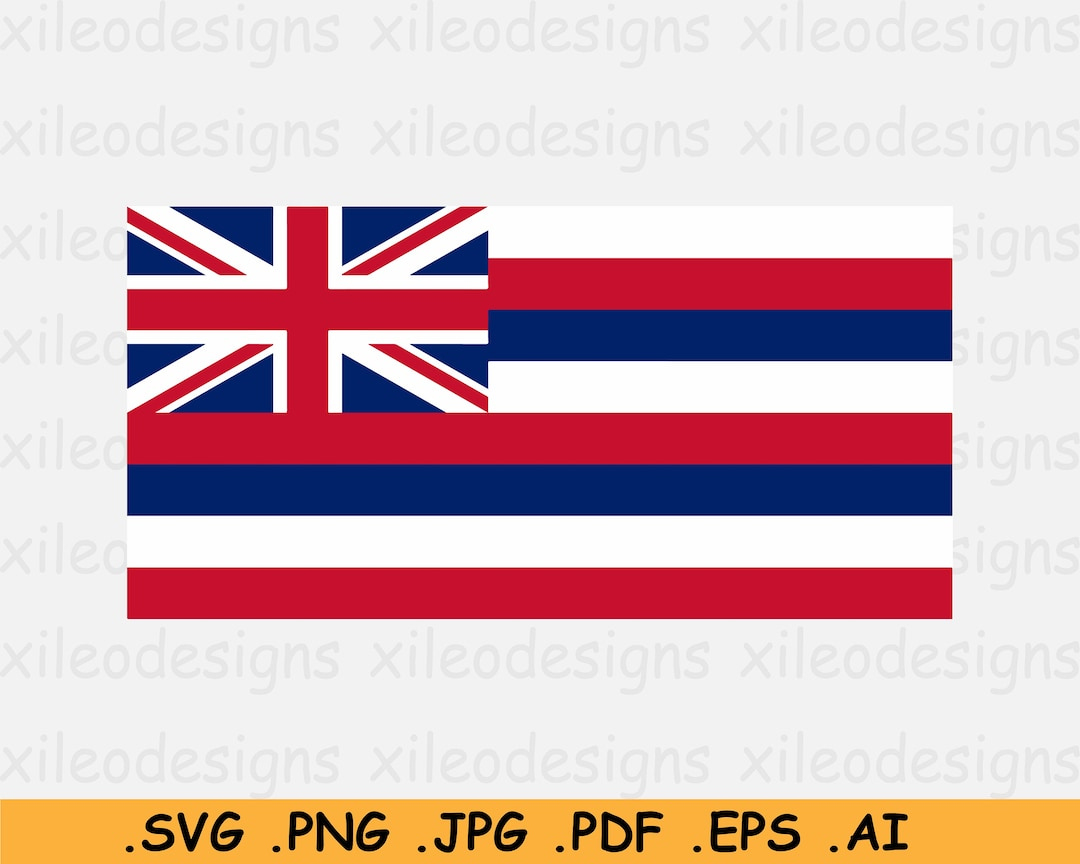 Hawaii Flagge Svg, Hi Usa U.s State Banner, American United States with regard to Printable Hawaii State Flag