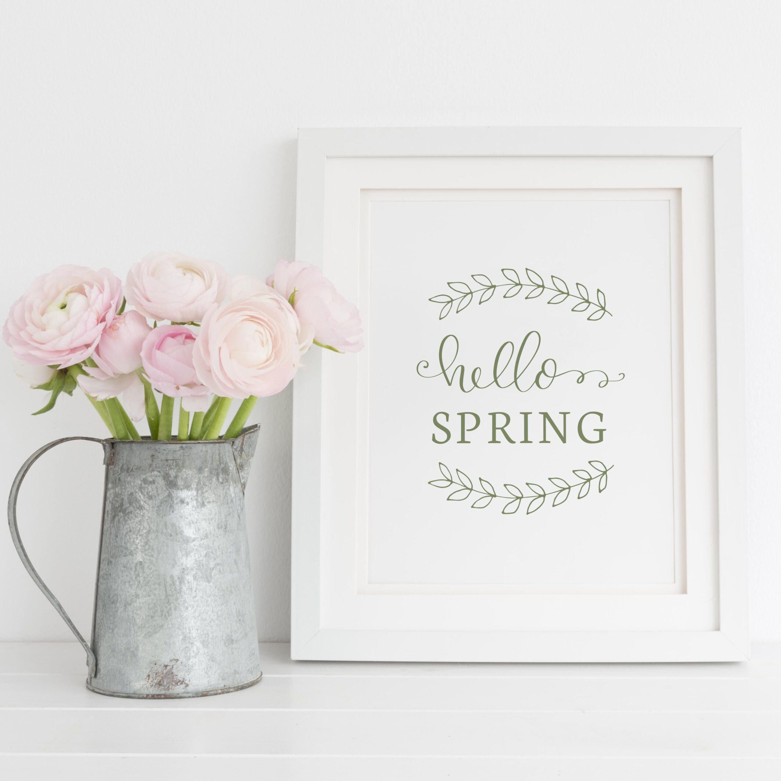 Hello Spring Free Printable - Angela Marie Made throughout Hello Spring Free Printable