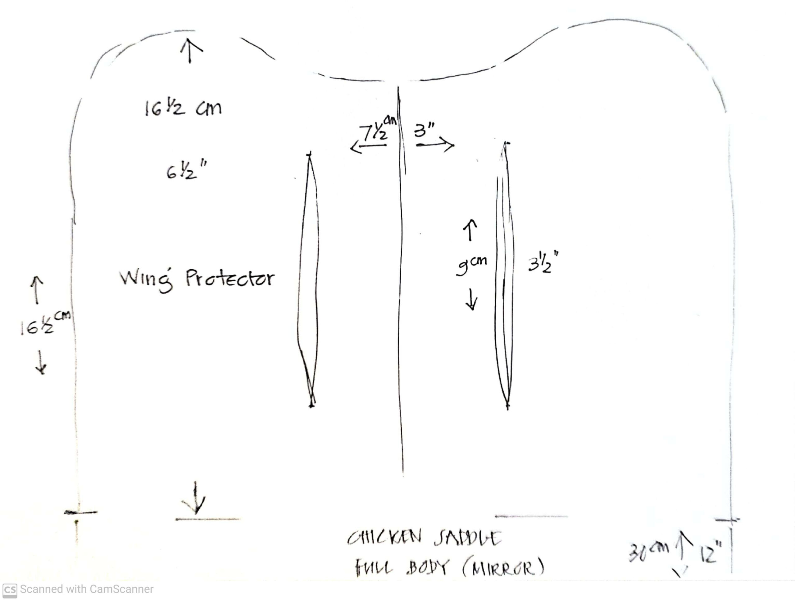 Hen Saddle That Stays Put? (Chickens Forum At Permies) intended for Printable Template Chicken Saddle Pattern With Wing Protectors