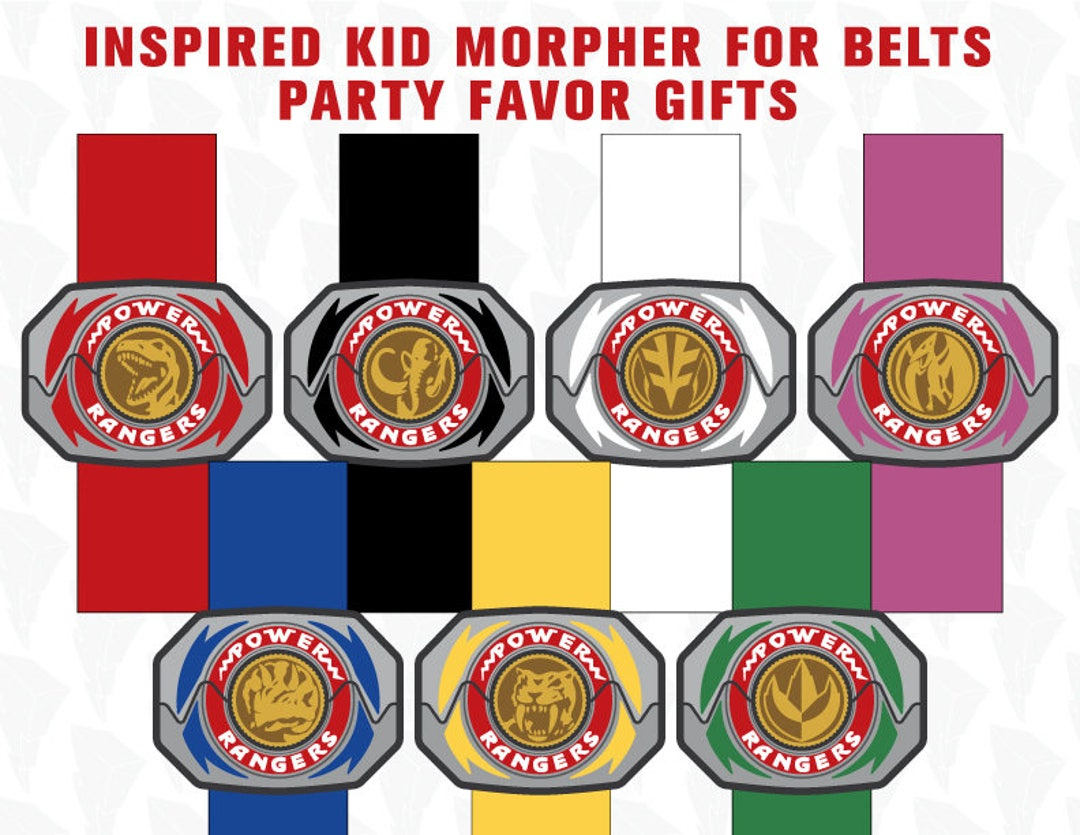 Heroes Rangers Inspired Morpher For Belt - Party Favor Gift throughout Power Ranger Belt Buckle Printable