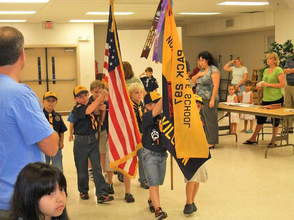 How To Conduct A Cub Scout Flag Ceremony (Free Printable!) » Cub for Cub Scout Flag Ceremony Printable